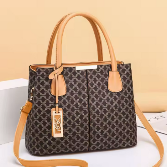 Shawn Bag Brown Stripe